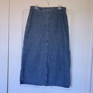 WOOLRICH•Long denim skirt